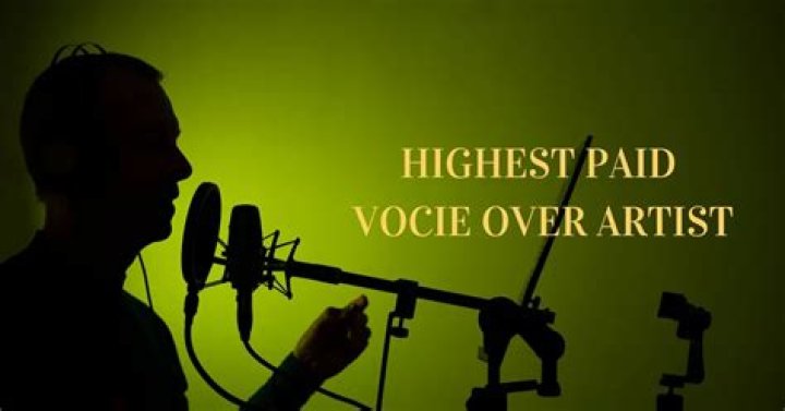 How much is a voice over artist paid?