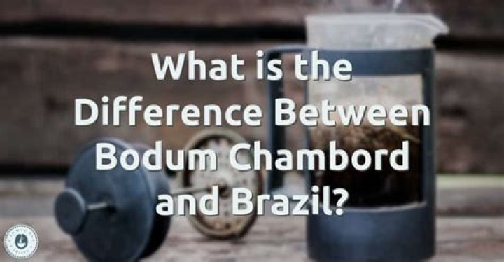 What is the difference between Bodum Chambord and Caffettiera?